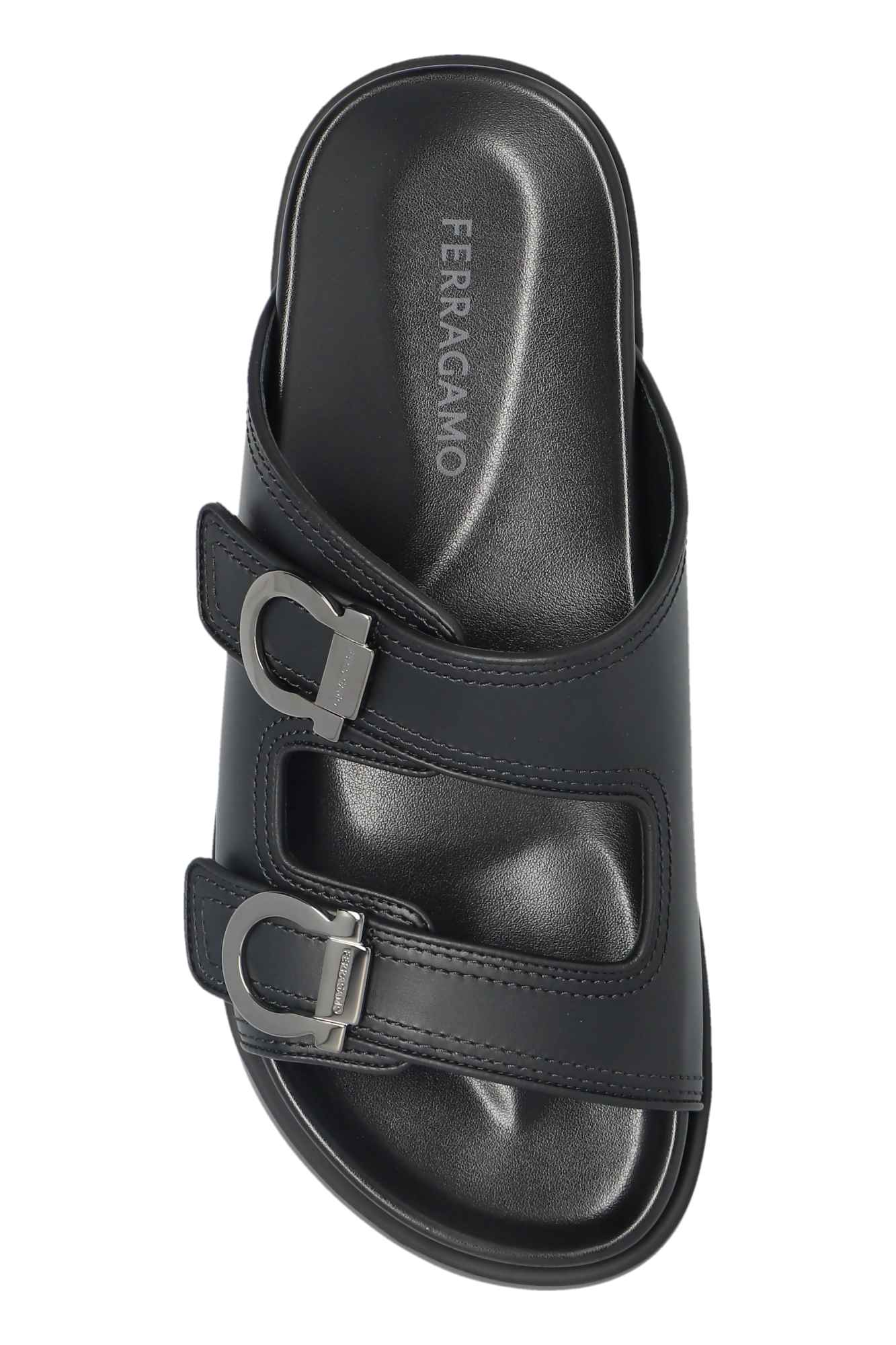 FERRAGAMO Leather sandals Colly | Men's Shoes | Vitkac
